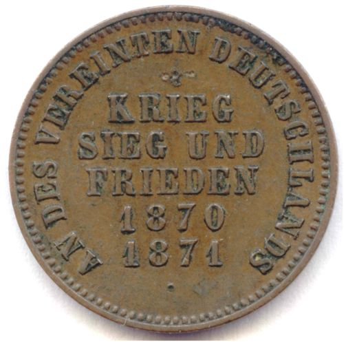 Karlsruhe: Denkmünze 1870/71