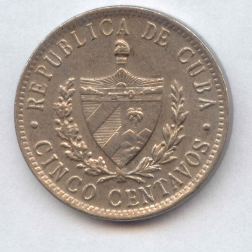 Kuba: 5 Centavos 1946. KM