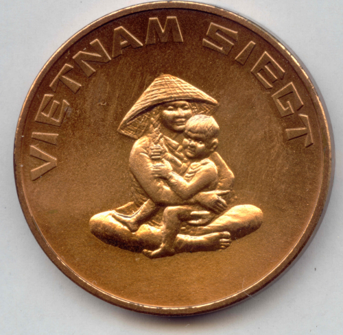 VIETNAM SIEGT: Cu-Medaille 1972