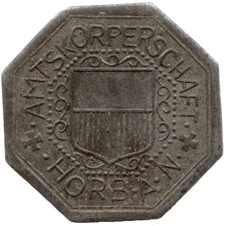 Horb (Württemberg), Amtskörperschaft: 10 Pf 1918. F. 222.3A