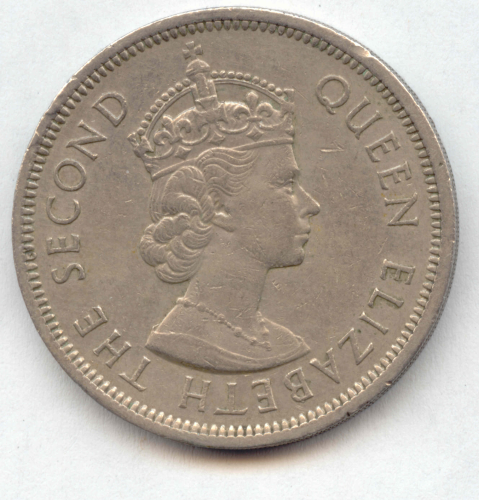 Hongkong, Britische Kronkolonie 1842-1997: Dollar 1960. KM 31