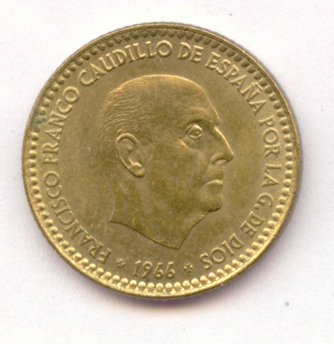 Nationalregierung unter Franco, 1939-1947-1975: 1 Peseta 1966