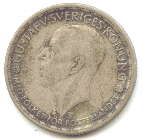 Gustav V., 1907-1950: 1 Krona 1948 TS