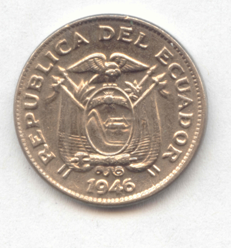Ecuador: 5 Centavos 1946. KM 75b