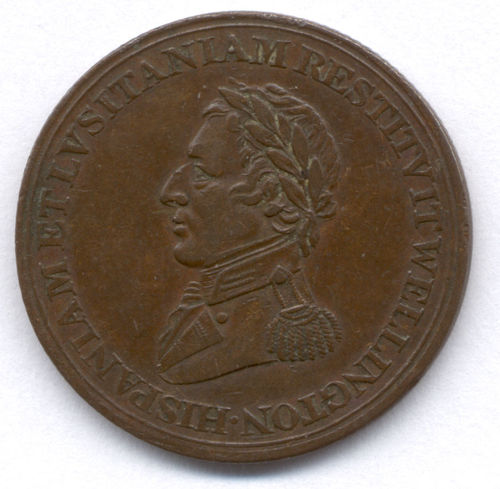 Æ-Medaille auf die Siege Englands unter Wellington in Spanien