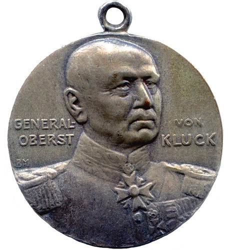 Versilb. Æ-Medaille v. B. H. Mayer: Generaloberst v. Kluck/1914/15