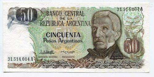 Argentinien: P-314: 500 Pesos (1983-85)