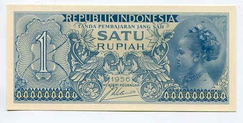 Indonesien: P-74: 1 Rupiah 1956