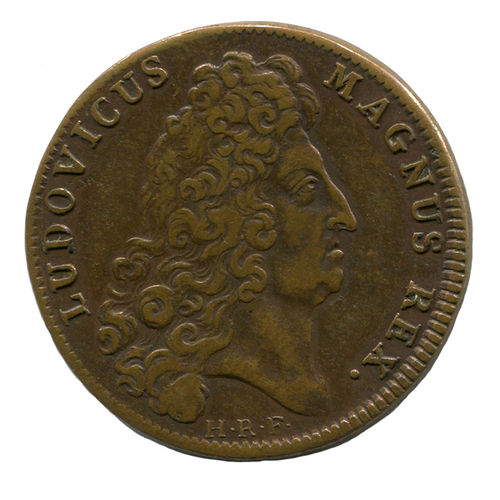 Ludwig XIV. : Jeton v. J. Roussel