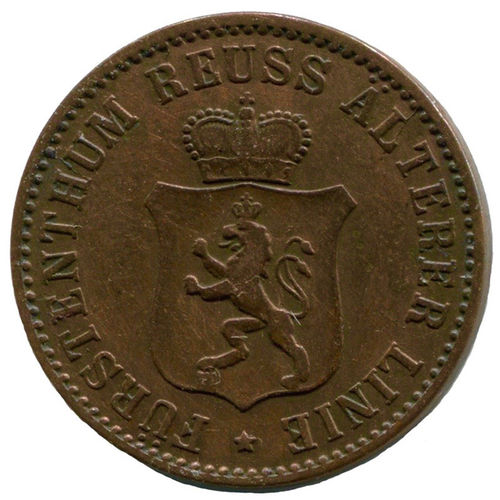 Heinrich XXII., 1852-1902: 3 Pfennige 1968