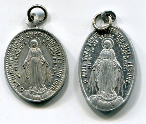 Maria Immaculata, Typ von 1830.  2er Lot