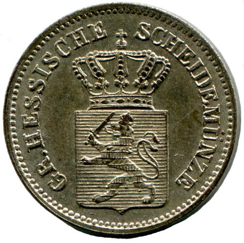 Ludwig III., 1848-1877: 1 Kreuzer 1866