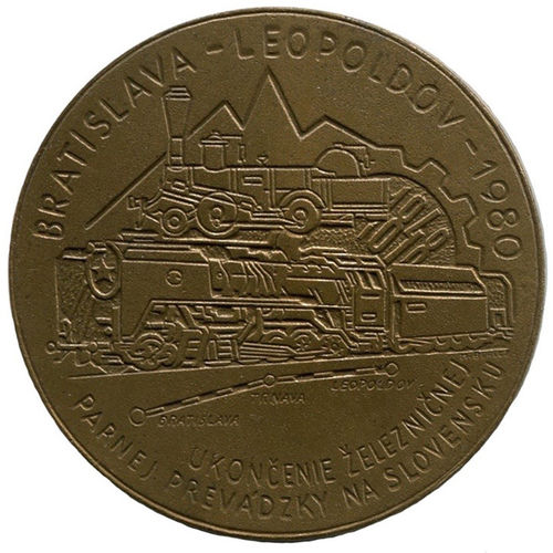 Bahnstrecke Bratislaca - Ende der Dampfeisenbah 1980