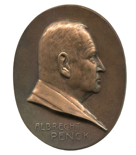 Penck,  Albrecht  (1858-1945): Geograph & Geologe