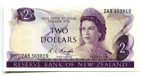 Neuseeland: P-164c: 2 Dollars (1975-77)