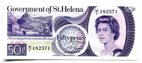 St. Helena: P-5: 50 Pence (1979)