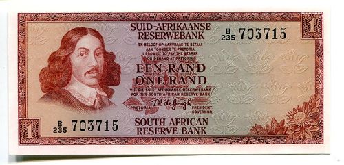 Südafrika: P-110b: 1 Rand (1967)
