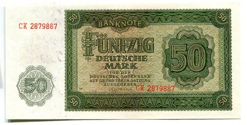 Ro. 345b: 50 Mark 1948 (1952-30.11.1965) DDR