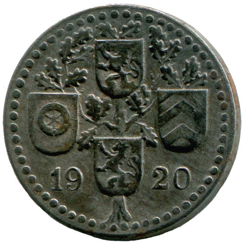 Dieburg - (Hessen), Kreis: 5 Pf 1920. F. 92.3
