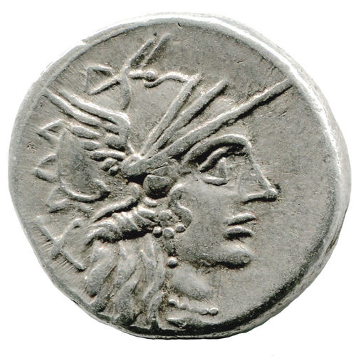 C. PLUTIUS, 121 v.: Denar